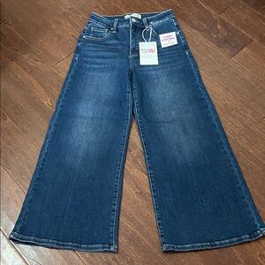 Risen The Opalite High Rise Dark Wash
Tummy Control Palazzo Jeans